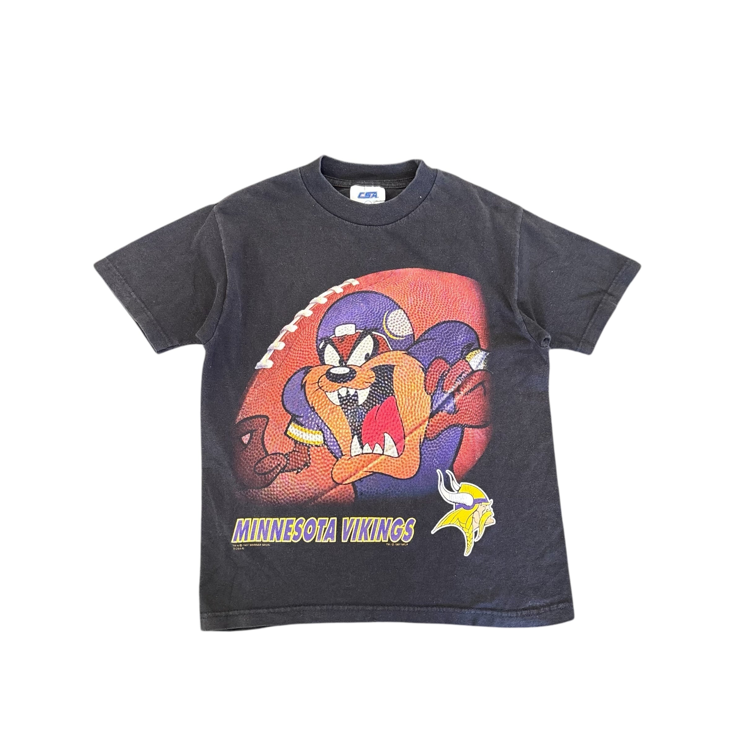 Vintage Vikings x Looney tee (6-8)